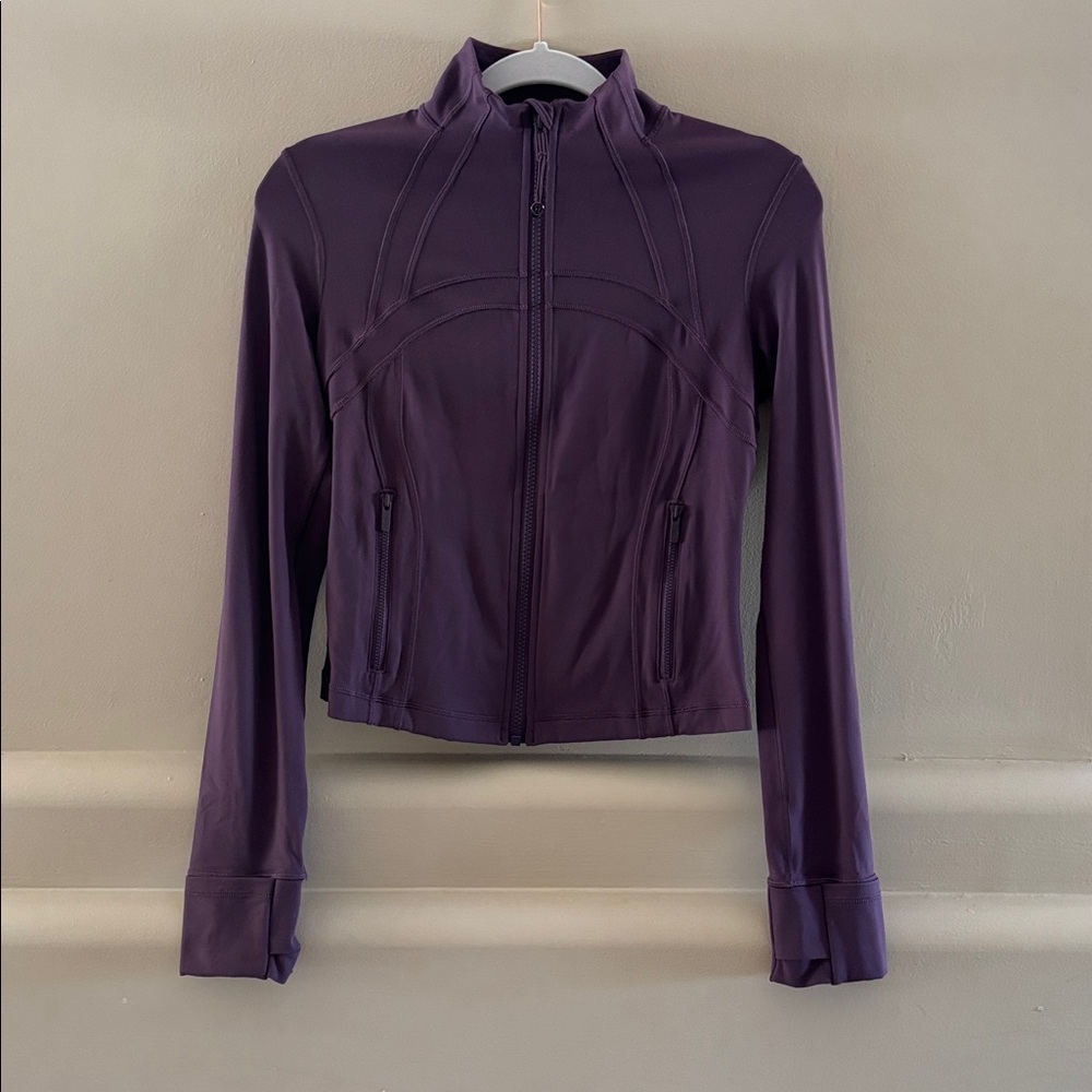Lululemon Align Define Crop Jacket. Grape Thistle… - image 1